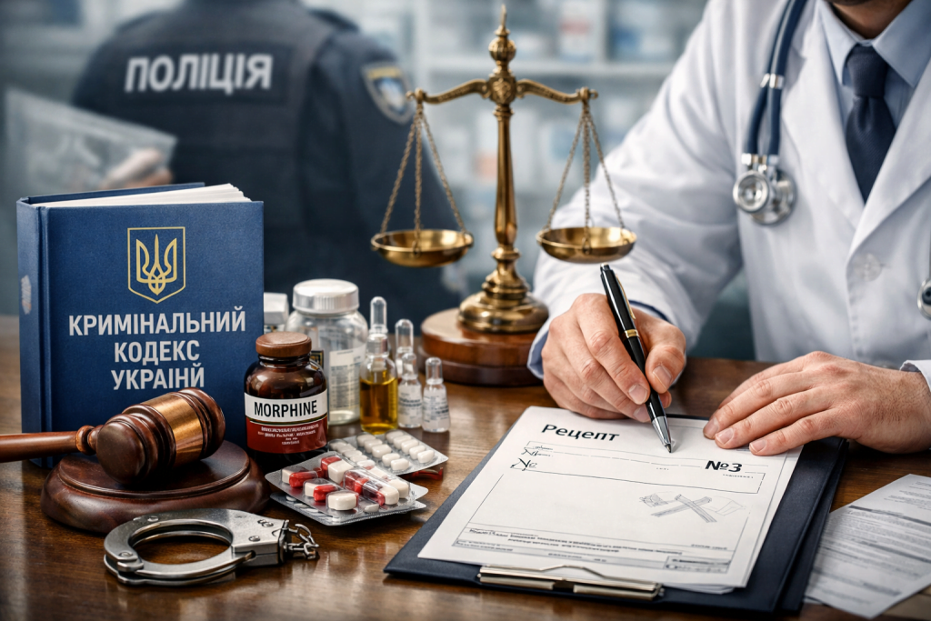 Кримінальна відповідальність лікаря за наркотичні препарати: міфи та реальність