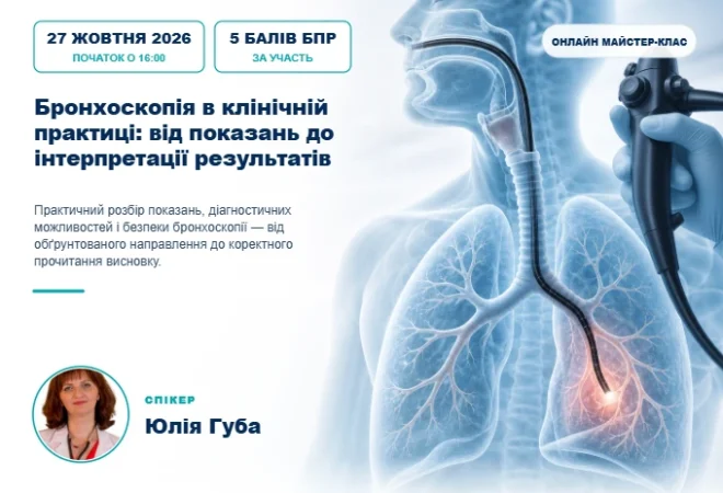 Бронхоскопія в клінічній практиці: від показань до інтерпретації результатів — обкладинка
